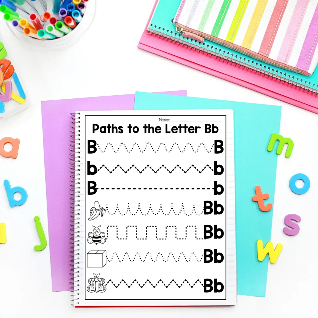 worksheets to practice the letter b