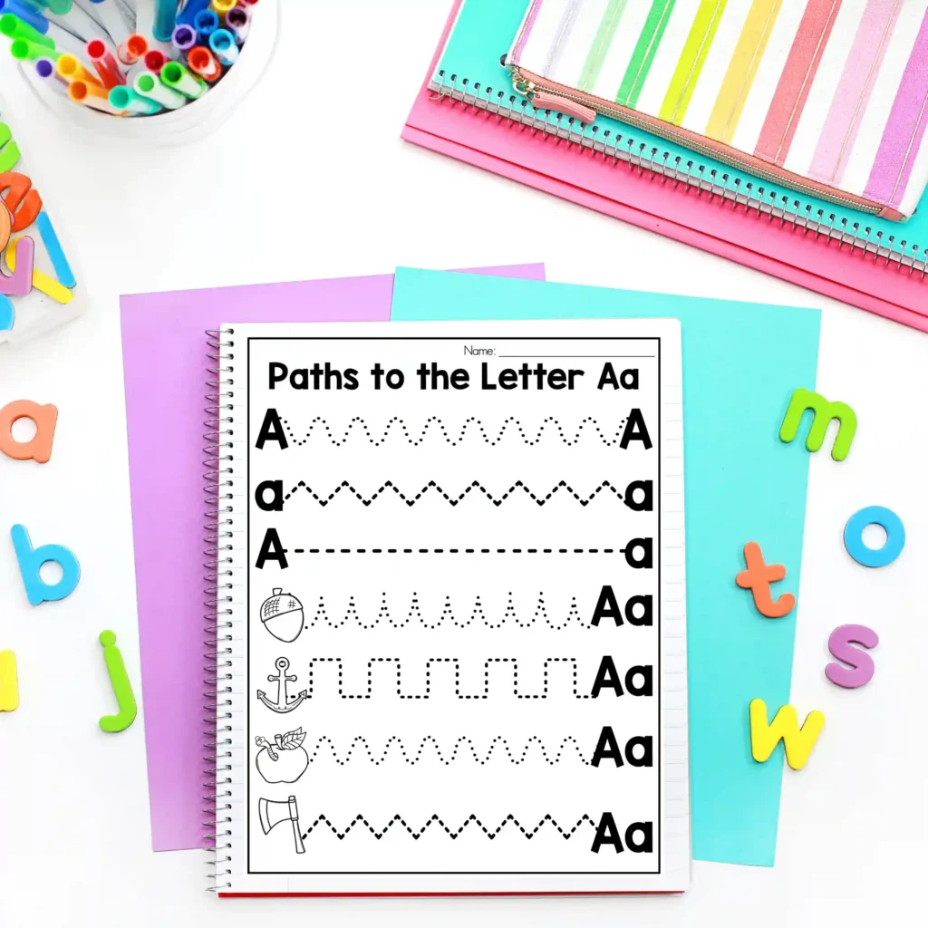 worksheets that focus on the letter a