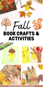 a collage of Fall Books and Activities For Kids